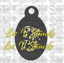 Beetle Juice Snake Cheekart - Face Painting STENCIL