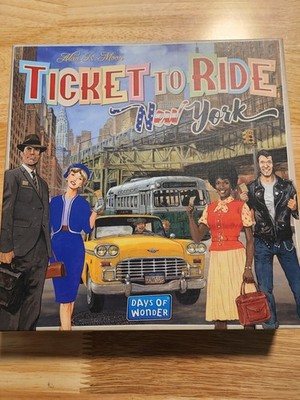 Days of Wonder Ticket to Ride: New York Strategy Board Game Used Complete 