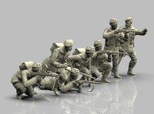 WW2 British Airborne Soldiers 1:32 Resin Figures UK 3D Printed