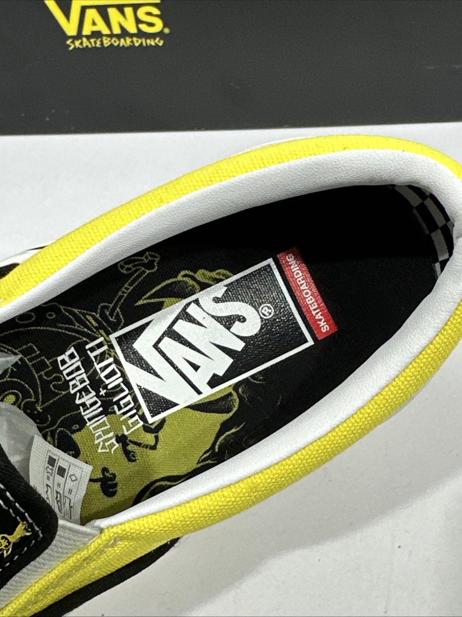 Vans x Gigliotti SpongeBob SquarePants Slip On Black Yellow  display picture 1