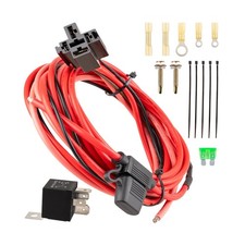 Electric Fuel Pump Relay Kit 40 AMP Waterproof, Heavy Duty Long Wires Relay, ...