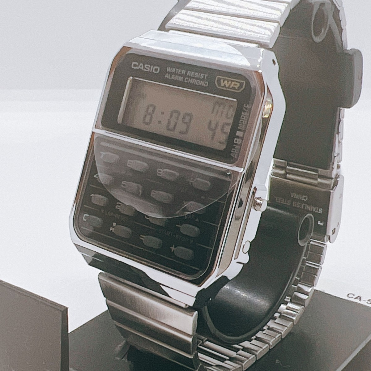 Casio CA-500WE-1A Quartz Unisex Calculator Watch Black Dial Ana