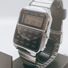 Casio CA-500WE-1A Quartz Unisex Calculator Watch Black Dial Ana-Digi CA-500WE