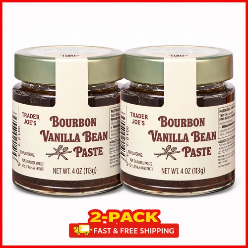 2-Pack Trader Joe's Bourbon Vanilla Bean Paste