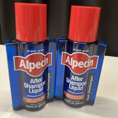 Alpecin After Shampoo Caffeine Liquid Hair Recharger, 6.76 fl oz, 200 ml 2-pack