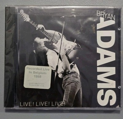 Bryan Adams Live! Live! Live! CD (1988) Rare Recorded in Belgium (Factory Seal