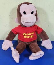 Russ Applause Curious George 16" Plush Stuffed Animal Toy