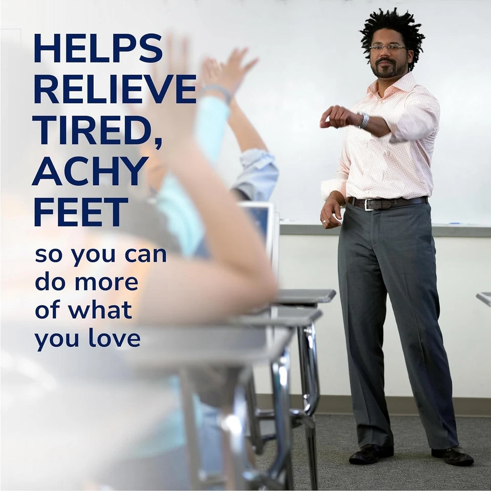 Plantillas Dr. Scholl’s Energizing Comfort para hombre con gel masajeador - C... Foto 3 de 4