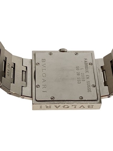 BVLGARI Quartz Analog Stainless Steel Black Dial JAPAN - Picture 3 of 6