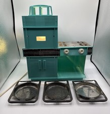 Vintage 1960's Kenner's Easy Bake Oven Turquoise TESTED WORKS W/ Pans