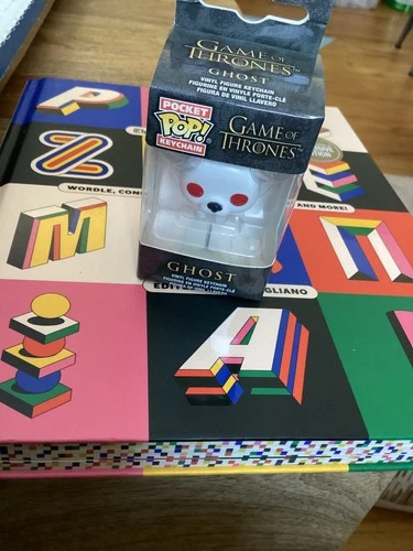 Funko Pop Pocket * GHOST * Game Of Thrones GOT Keychain Mini Pop Rare * NEW