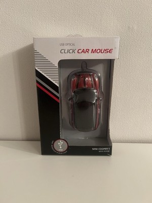 PC Maus Mini Cooper S Red, USB, optisch 800dpi, Click Car Mouse *NEU*