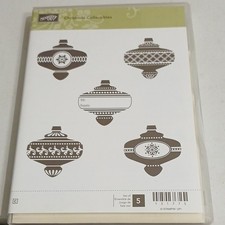 Stampin' Up Christmas Collectibles Holidays Cling Stamps Set MPN 131775