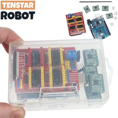 DIY KIT CNC Shield Expansion Board for 3D Printer + 4 x A4988 Stepper Motor Driv