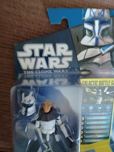 Star Wars Cw01 Clone Wars Captain Rex Action Figure Galactic Battle Game New - Picture 6 of 6