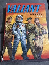 Valiant Annual 1964 Hardback Comic, Damage On Spine The Inside Is Good