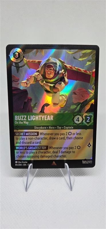Disney Wilds Unknown Buzz Lightyear On the Way 85/204 Rare Foil