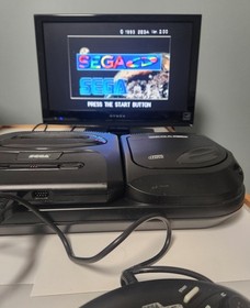 Sega Genesis 2 "Tower of Power" CD 32X Video Game Console, Tested & Working