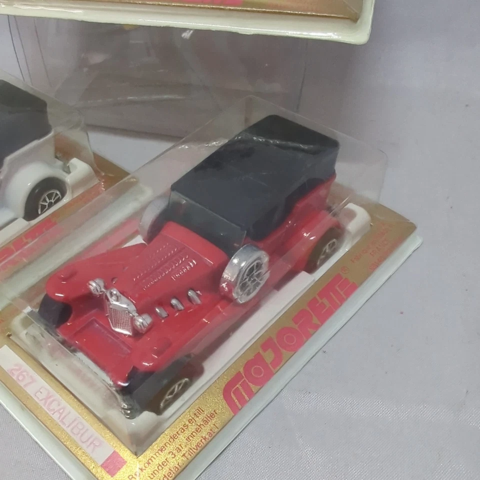 Lote de 3 coches MAJORETTE de colección inc MORGAN & 2x Excalibur en cajas originales " Foto 3 de 4