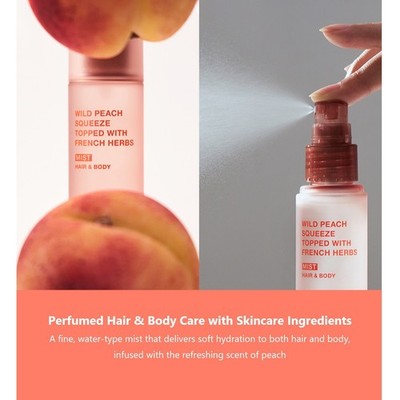 KUOCA Wild Peach Perfume Mist 50ml HAIR & BODY K-Beauty | eBay