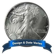 $1 American Silver Eagle 1 oz Random Year Impaired