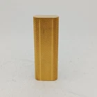 Cartier Le Must Chevron Oval 18k Gold Plated  Pocket Lighter Vintage 80s RRRR