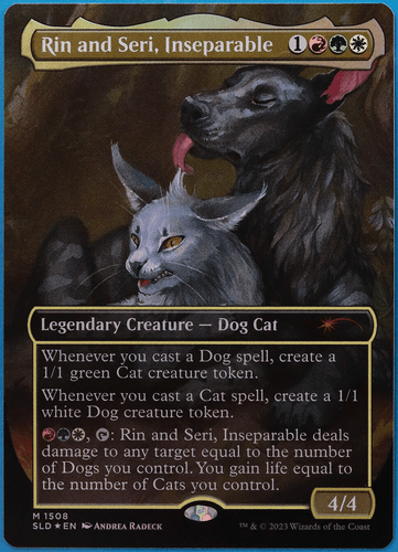 Rin and Seri, Inseparable (Secret Lair 1508 Promo) FOIL NM (501990) ABUGames - Picture 1 of 2