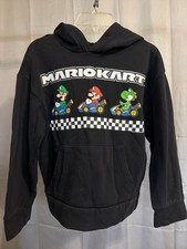 Boys Mario kart Hoodie L 10/12