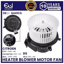 HEATER BLOWER MOTOR FAN FOR CITROEN C3 CITROEN DS3 DS 3 MK2 6441CS 2009-2015