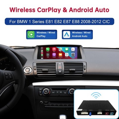 Wireless CarPlay Module Box Android Auto Für BMW 1 Serie E81 E82 E87 E88 08-2012