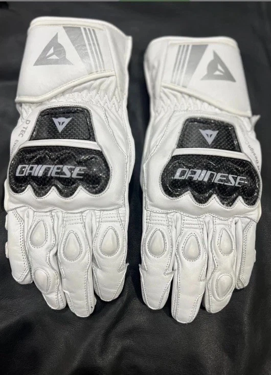 Dainese Leather On-Road White Motorcycle & Powersports Gloves for