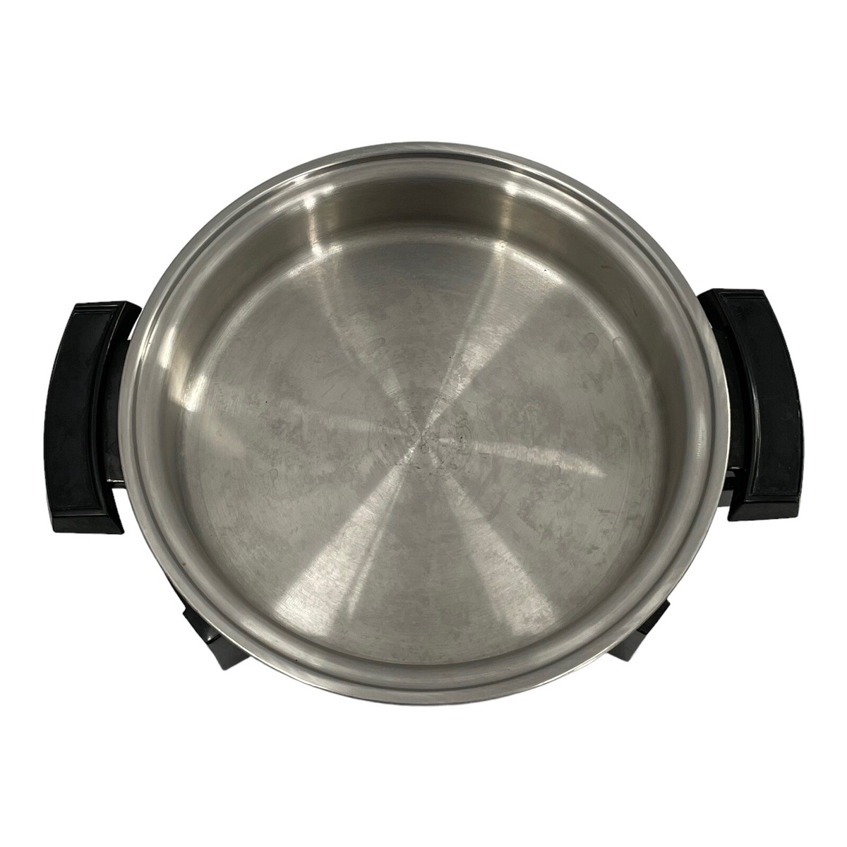 Vintage Kitchen Craft Stainless Steel Electric Skillet Liquid Core