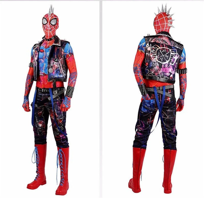 Spider-Man: Across the Spider-Verse Hobie Brown Cosplay 服装鞋男式套装 — 第 2/4 张图片