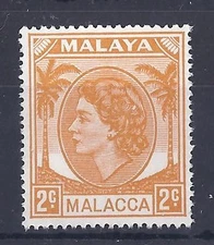 MALAYSIA, MALACCA, QE11, 1954 ISSUE, 2c SG 24, MNH SINGLE