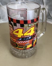 2000 NASCAR Busch Series SLIM JIM RACING TEAM #44 GLASS BEER MUG 6.75"H