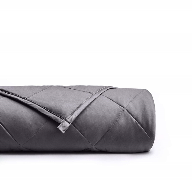 YnM 60 inchx80 inch 20lbs Weighted Blanket for Adults - Dark Gray for