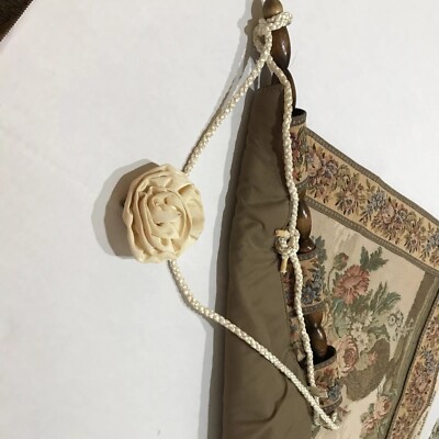 ヨーロッパ　タペストリー Large Vintage Floral Tapestry Wall Hanging West Germany 18