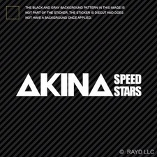 Akina Speed Stars Sticker Die Cut Decal