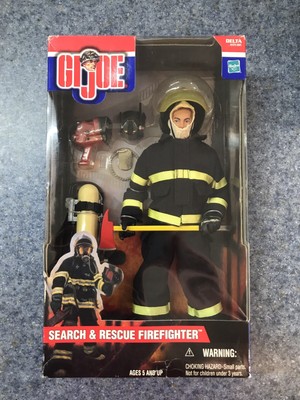 GI Joe Search And Rescue Firefighter 12" Action Figure Hasbro - NEW