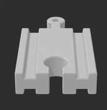 3D Printed Mini Straight Track x5 5 pieces total 