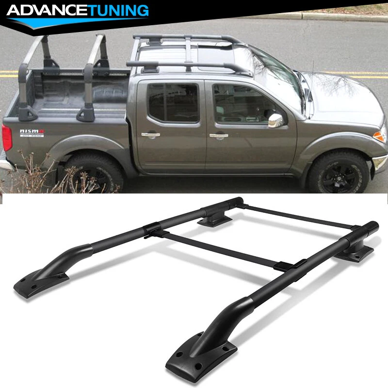 Fits 05 22 Nissan Frontier 4Door OE Style Black Roof Rack Rail Luggage Carrier