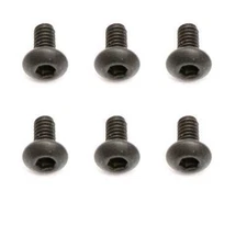 Associated 31510 Button Head Cap Screws M2 x 0.4 x 4 (6) TC6 SC10 RC10B5M / T4