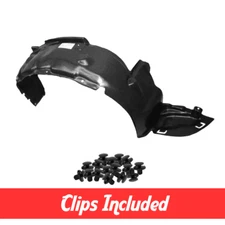 Front Passenger Side Fender Liner w/ Clips For 1992-1995 Honda Civic HO1249102