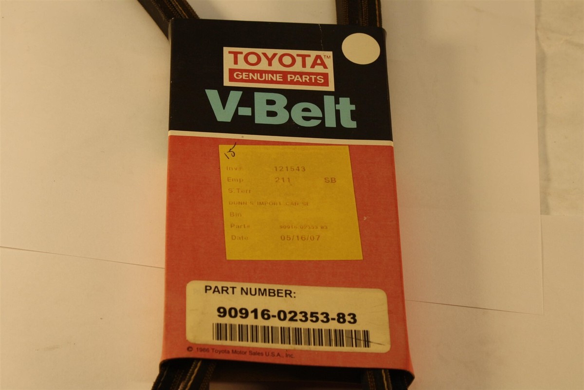 100zz va 3本セット Accessory Belt Set Matched Set TOYOTA 90916-02353-83 for Land