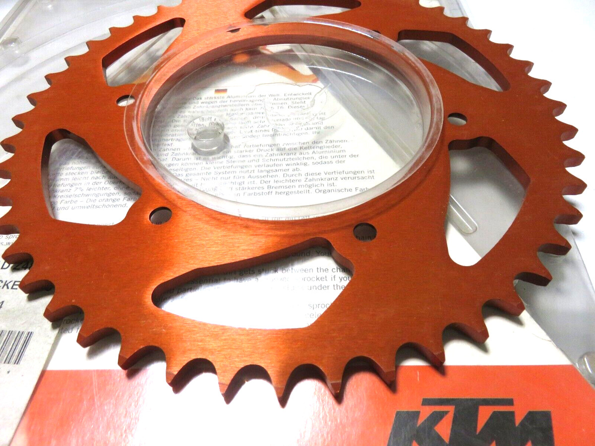 OEM Neu Original KTM SX/EXC / SMR Hintere Kettenrad 48t Orange 