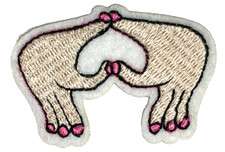 Patch Sew On for Clothing Backpacks Hats Jackets Pants HEART SIGN Symbol A206