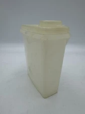 VINTAGE TUPPERWARE JR. CEREAL STORER CONTAINER #499 WITH LID 509 510 ~ CLEAR 8i