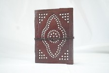 Handmade Embossed Leather Diary Pack of 2