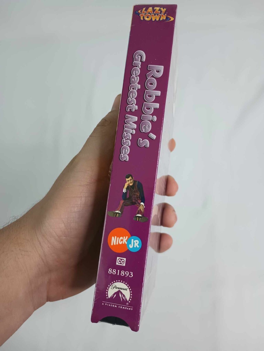 Lazy Town Robbie's Greatest Misses Nick Jr. VHS Tape BRAND