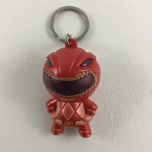 Saban's Mighty Morphin Power Rangers Keychain 3D Foam Red Ranger Figure ...